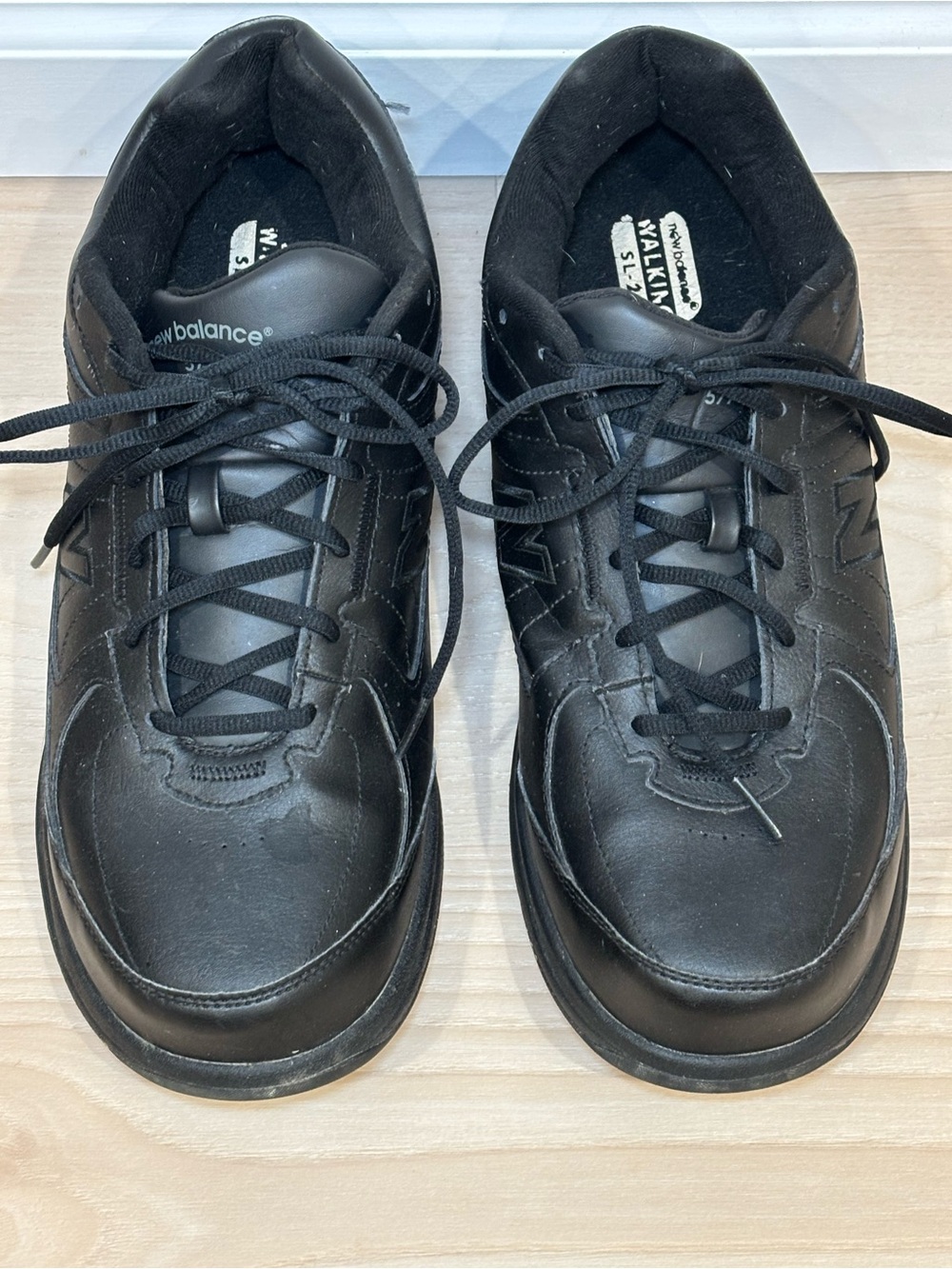 New Balance 577 Walking SL-2 Shoes Lace Up Black MW577BK Mens Size 13 2E